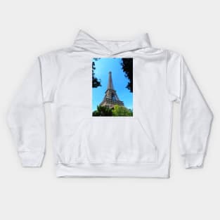 Eiffel tower in Paris Kids Hoodie